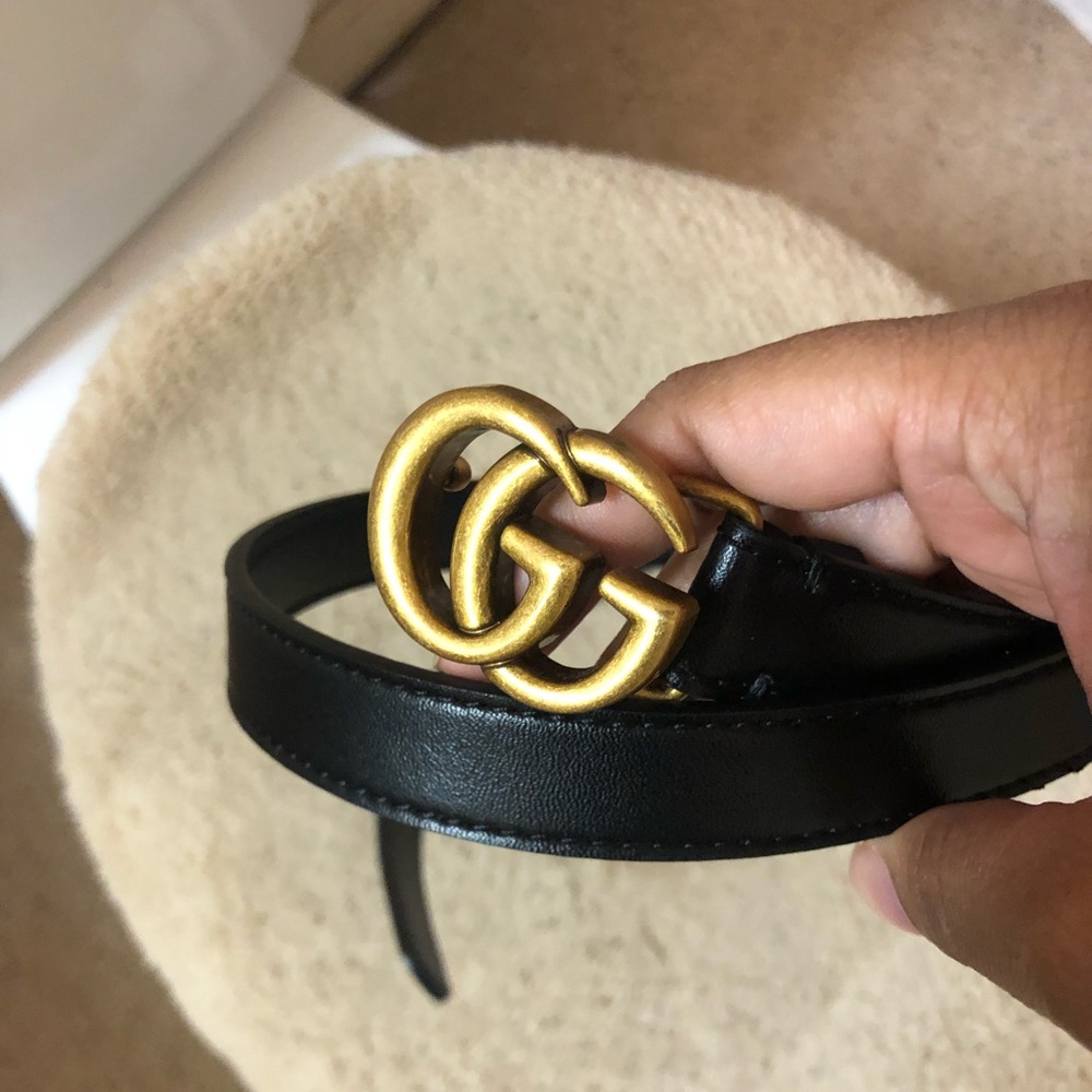 Authentic Gucci belt black size 95